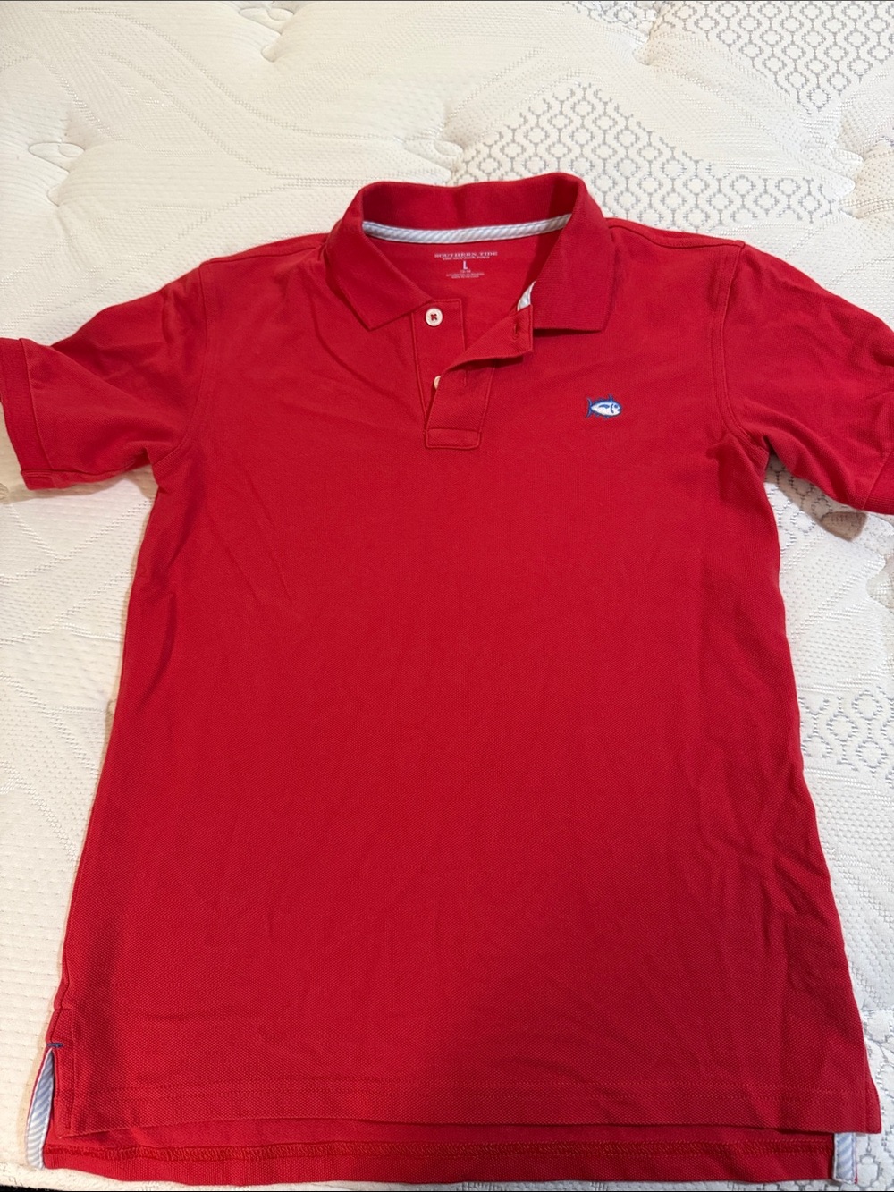 Southern Tide Polo with Blue Whale Logo